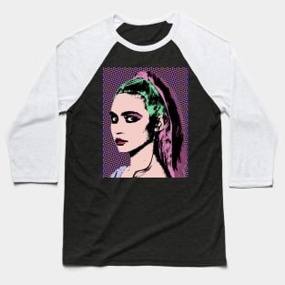 grimes style pop art Baseball T-Shirt